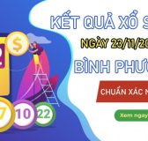 Nhận định XSBP 23/11/2024 phân tích cặp số tài lộc